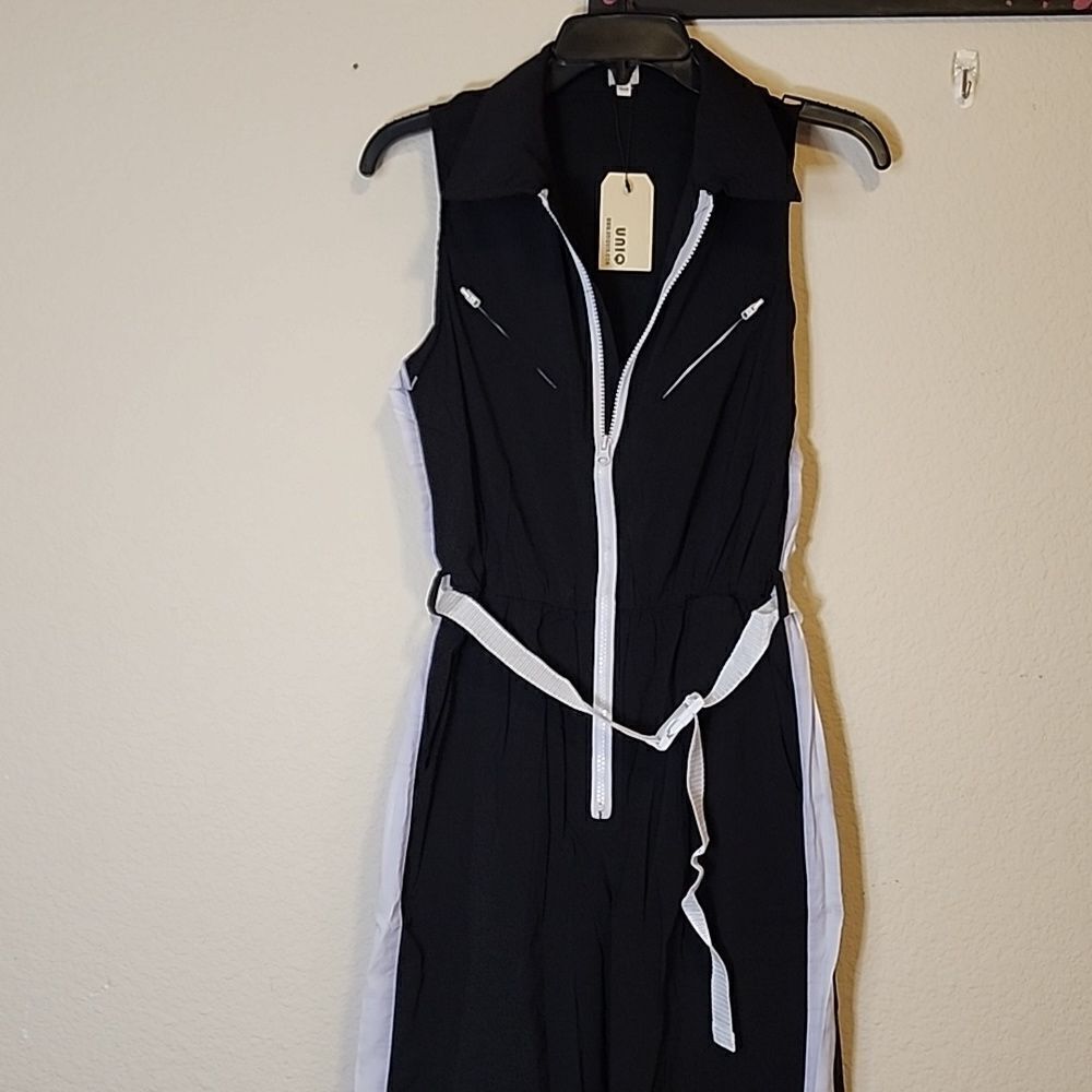 Uniq Jumpsuit in Black and white